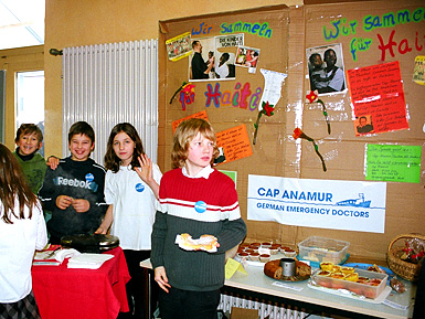 vita37: Benefiz-Aktion für CAP ANAMUR, Freie Waldofschule Göttingen e.V.